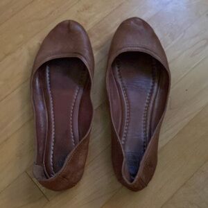 Frye Carson leather ballet flats